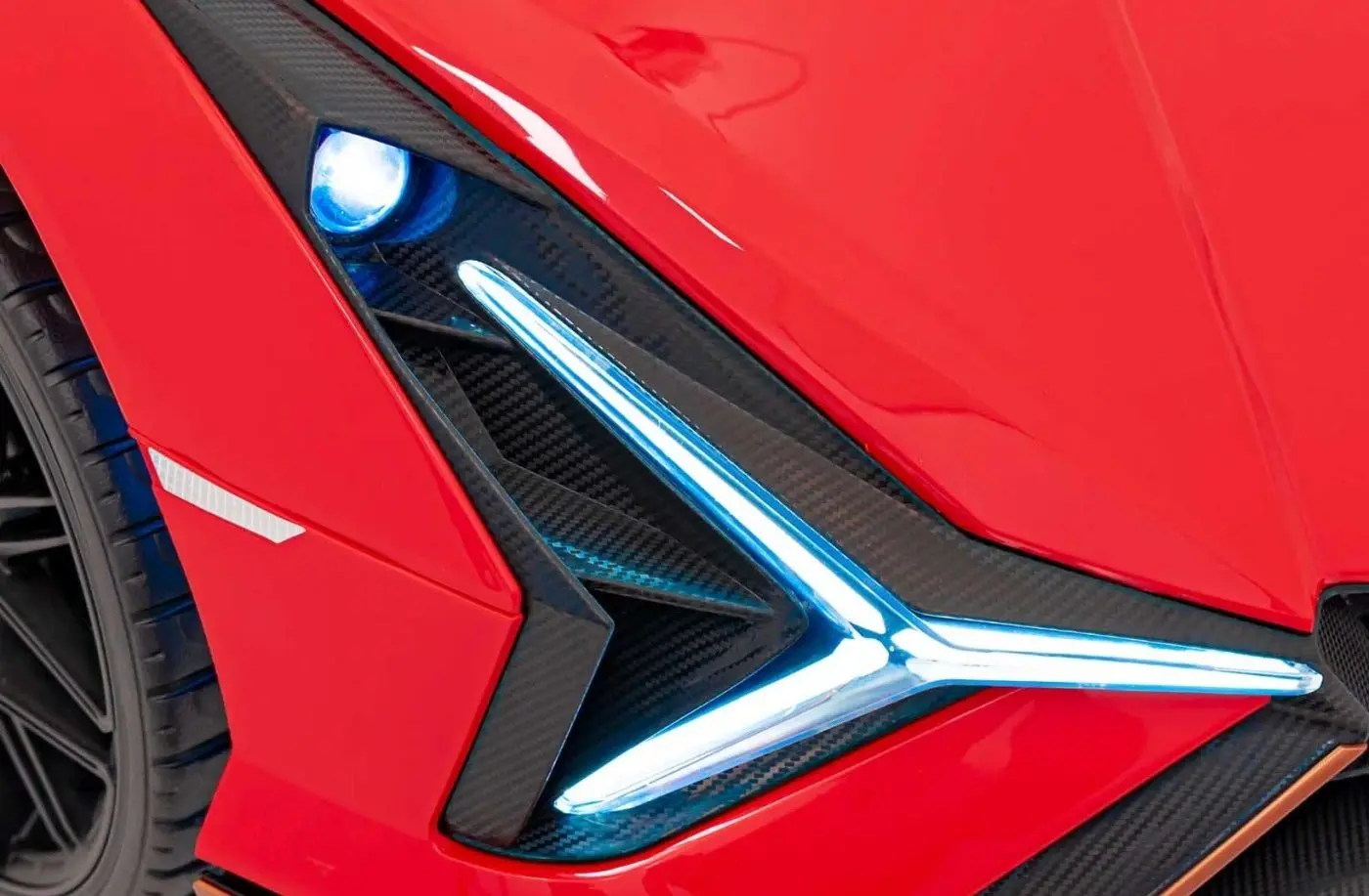 Masinuta electrica Ramiz Lamborghini Sian (Red) - 2