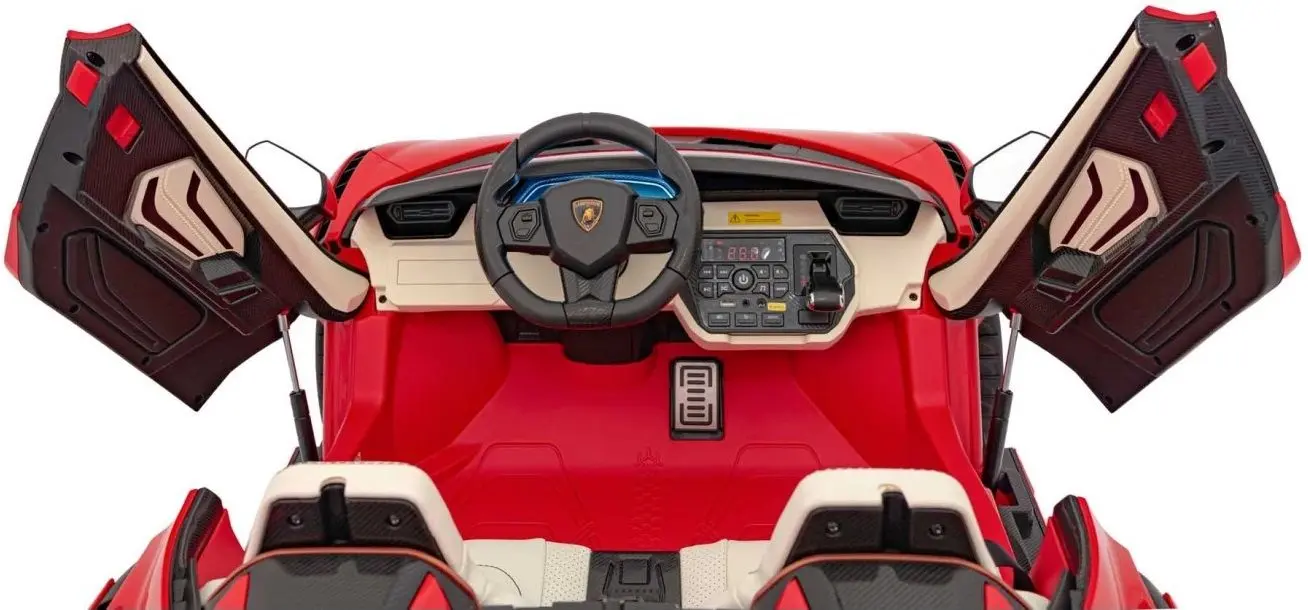Masinuta electrica Ramiz Lamborghini Sian (Red) - 5