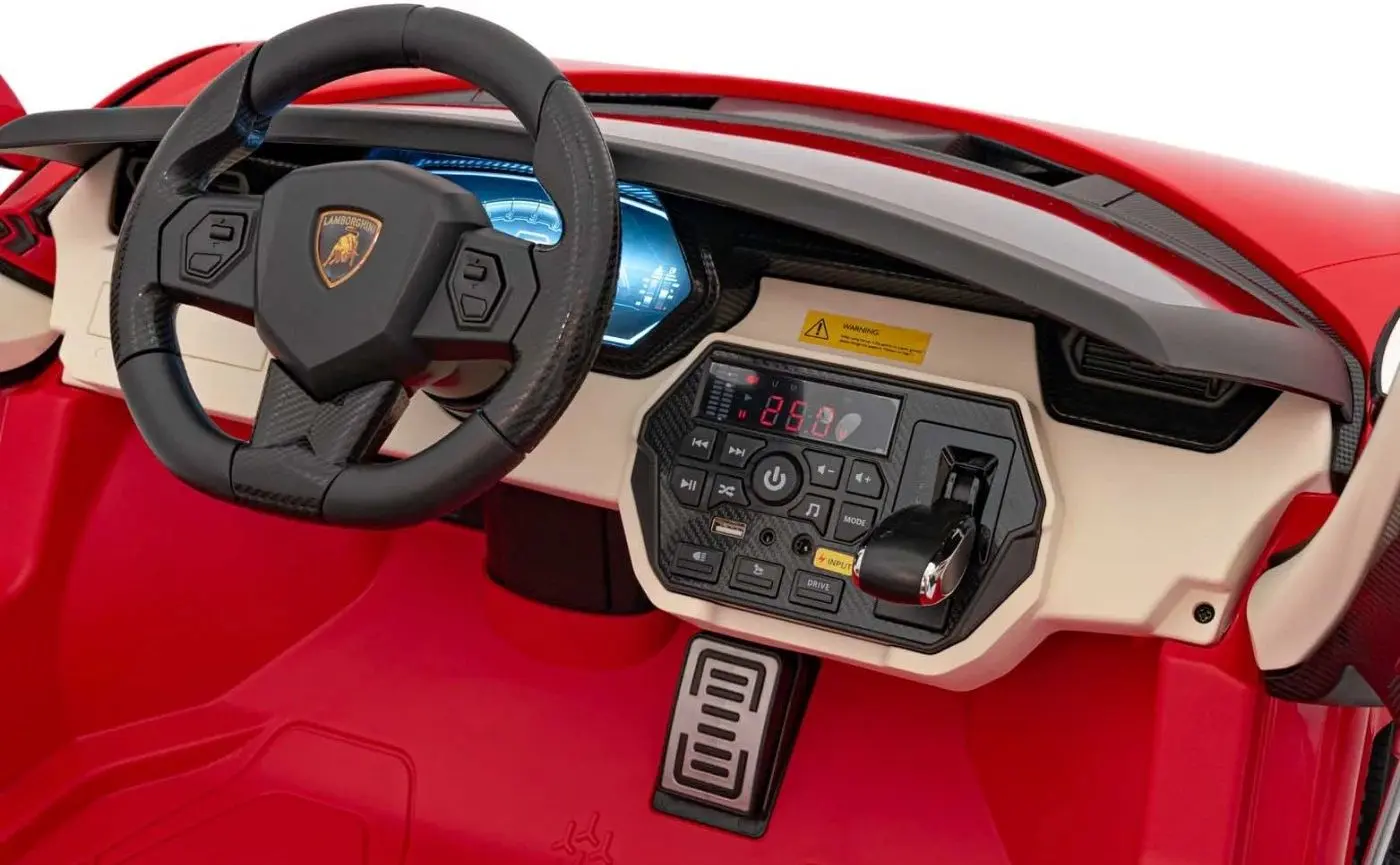 Masinuta electrica Ramiz Lamborghini Sian (Red) - 4