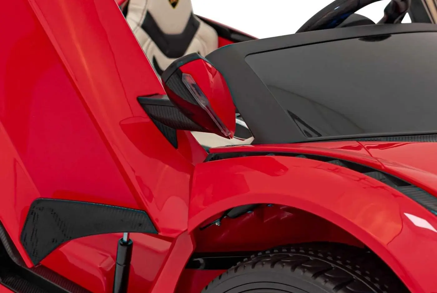 Masinuta electrica Ramiz Lamborghini Sian (Red) - 3