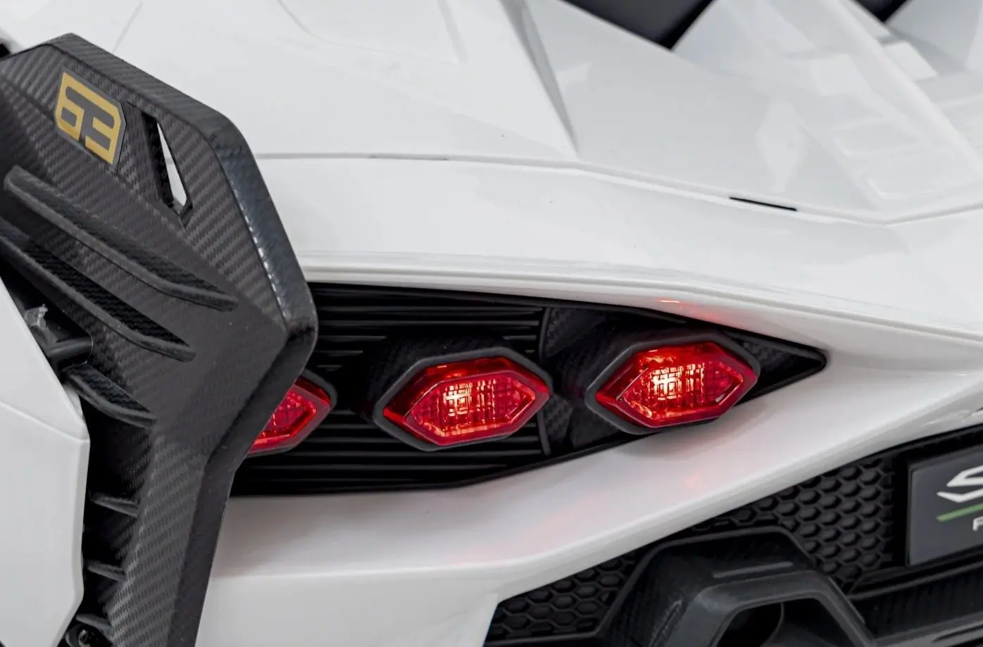 Masinuta electrica Ramiz Lamborghini Sian (White)