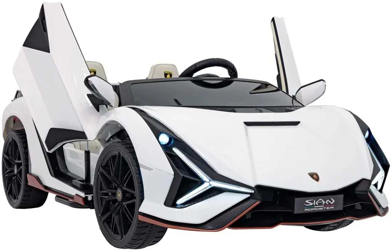 Masinuta electrica Ramiz Lamborghini Sian (White) - 12