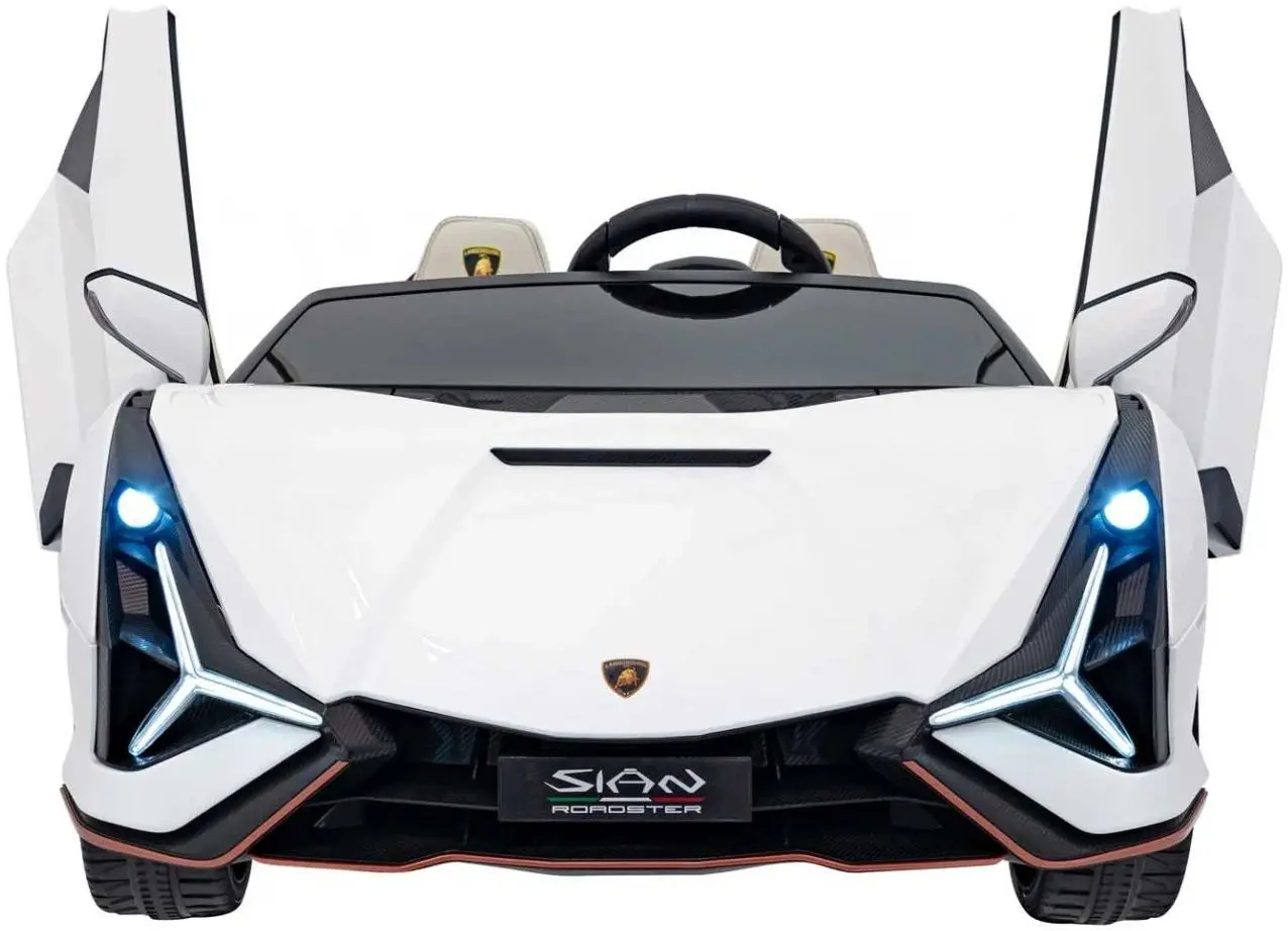 Masinuta electrica Ramiz Lamborghini Sian (White) - 20