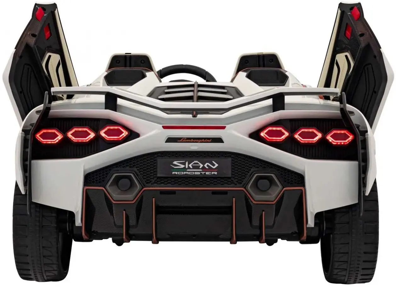 Masinuta electrica Ramiz Lamborghini Sian (White) - 19