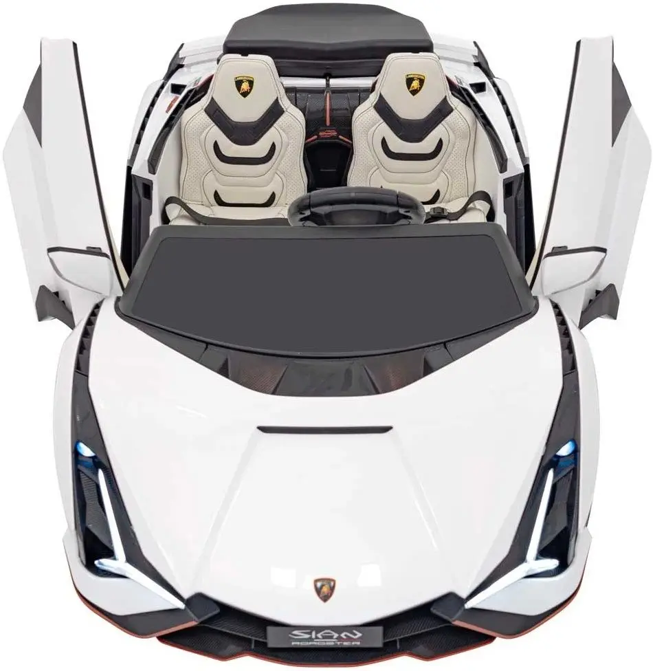 Masinuta electrica Ramiz Lamborghini Sian (White) - 17