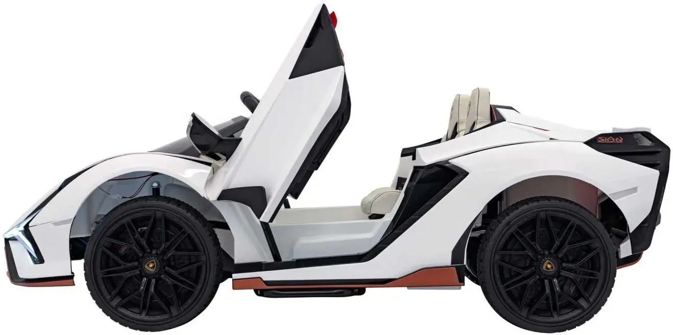Masinuta electrica Ramiz Lamborghini Sian (White) - 15