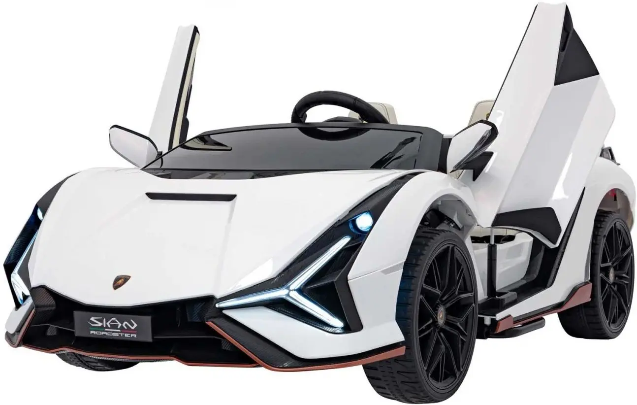 Masinuta electrica Ramiz Lamborghini Sian (White)