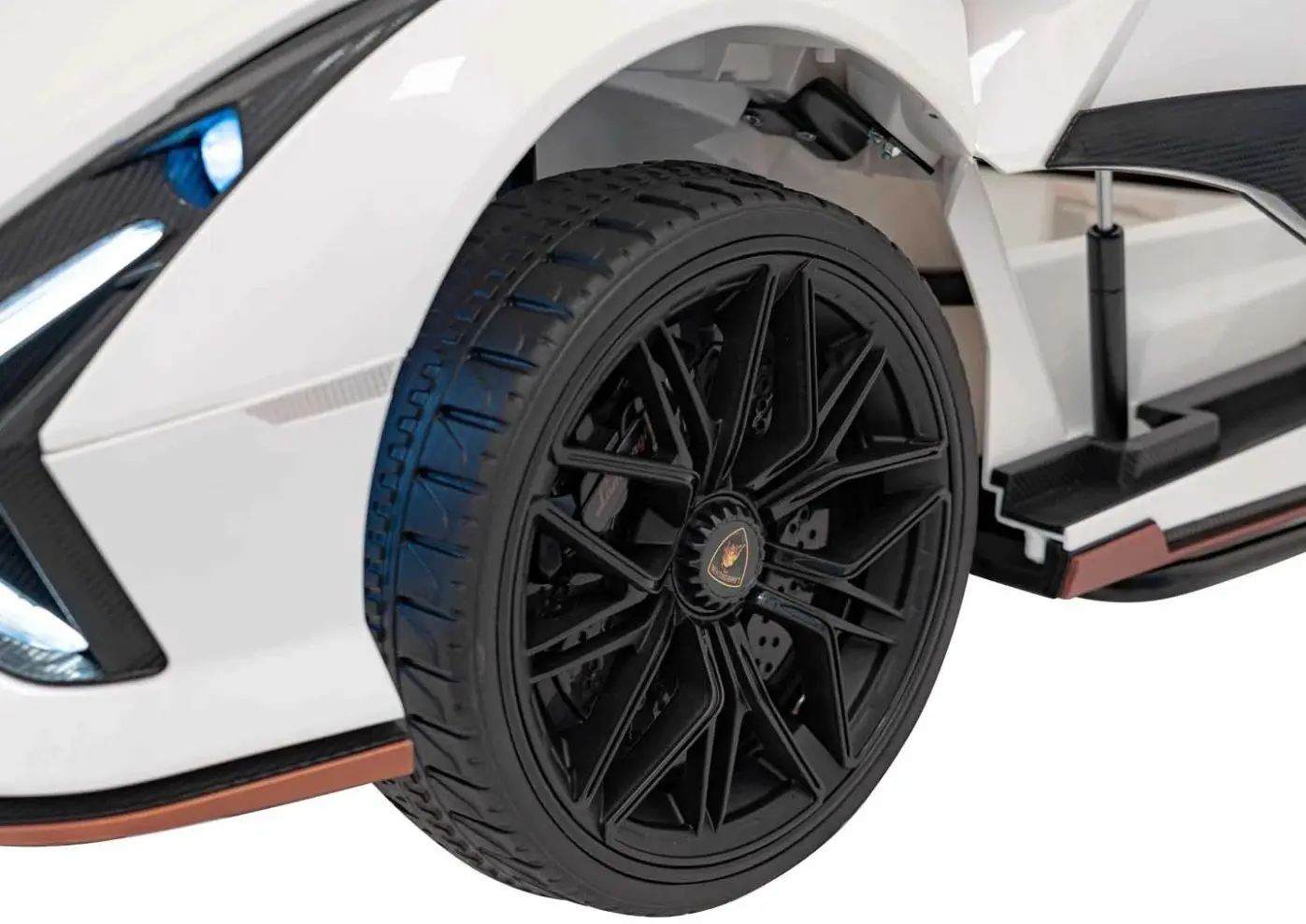 Masinuta electrica Ramiz Lamborghini Sian (White) - 6