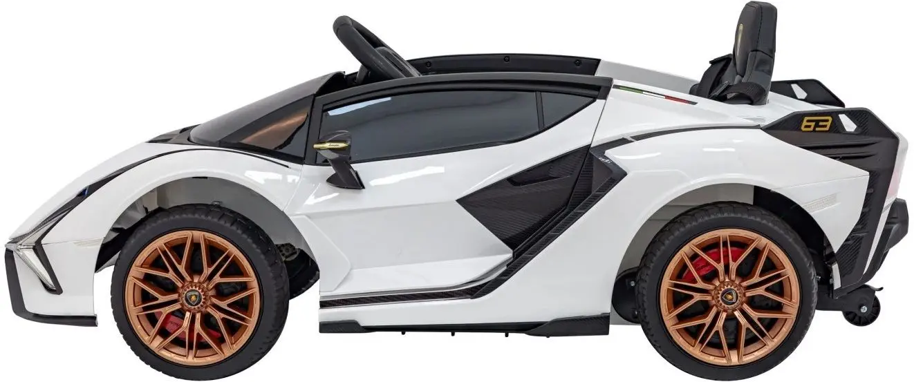 Masinuta electrica Ramiz Lamborghini Sian (White)