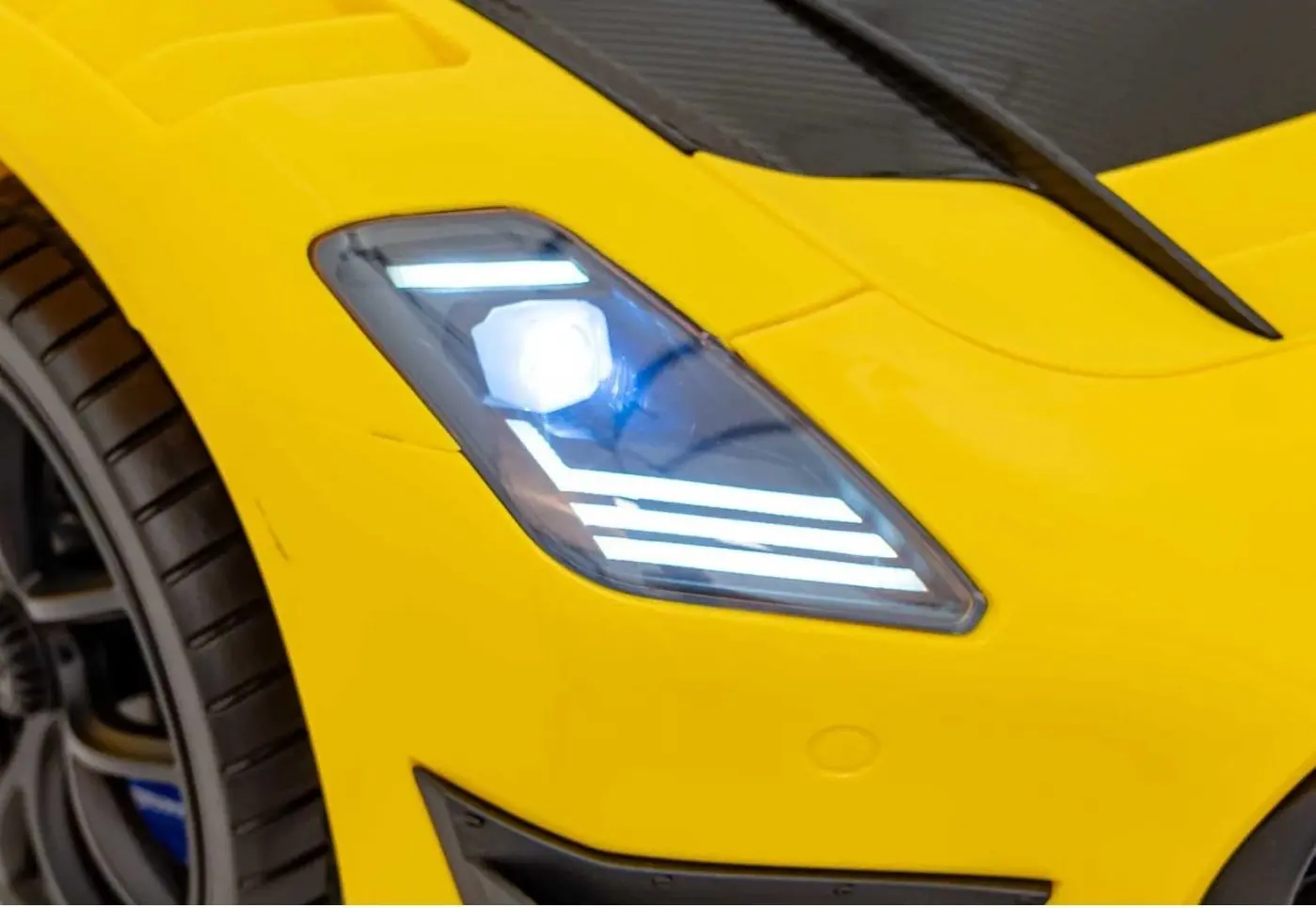Электромобиль Ramiz Maserati MC20 GT2 (Yellow) - 8