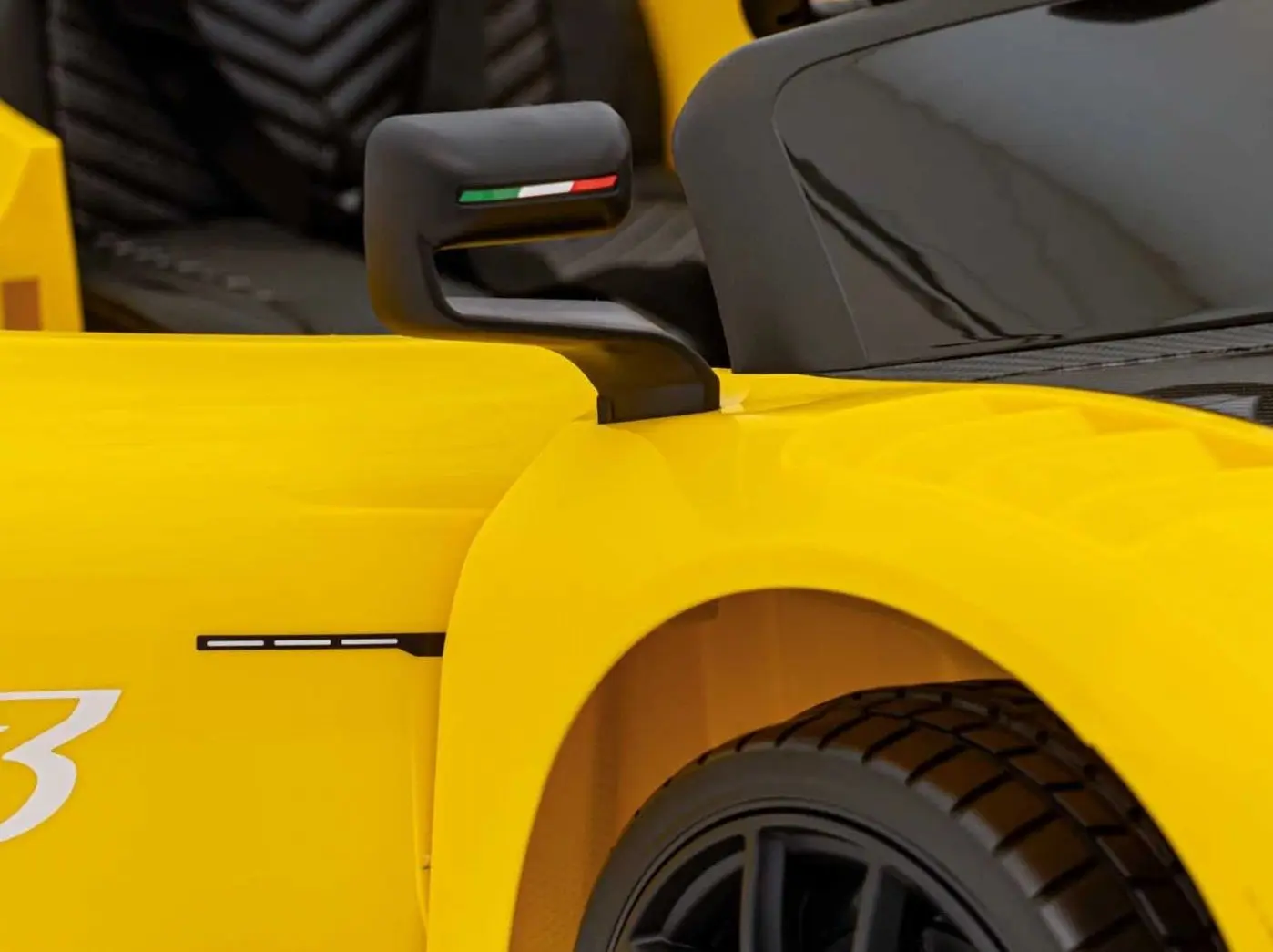 Электромобиль Ramiz Maserati MC20 GT2 (Yellow) - 3