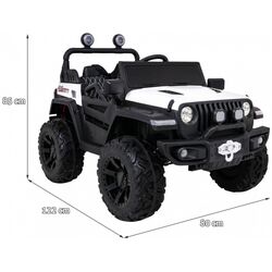 Электромобиль Ramiz Master Of Terain (White/Black) Thumb