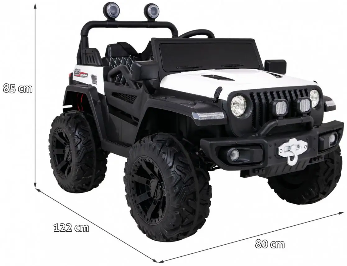 Электромобиль Ramiz Master Of Terain (White/Black)