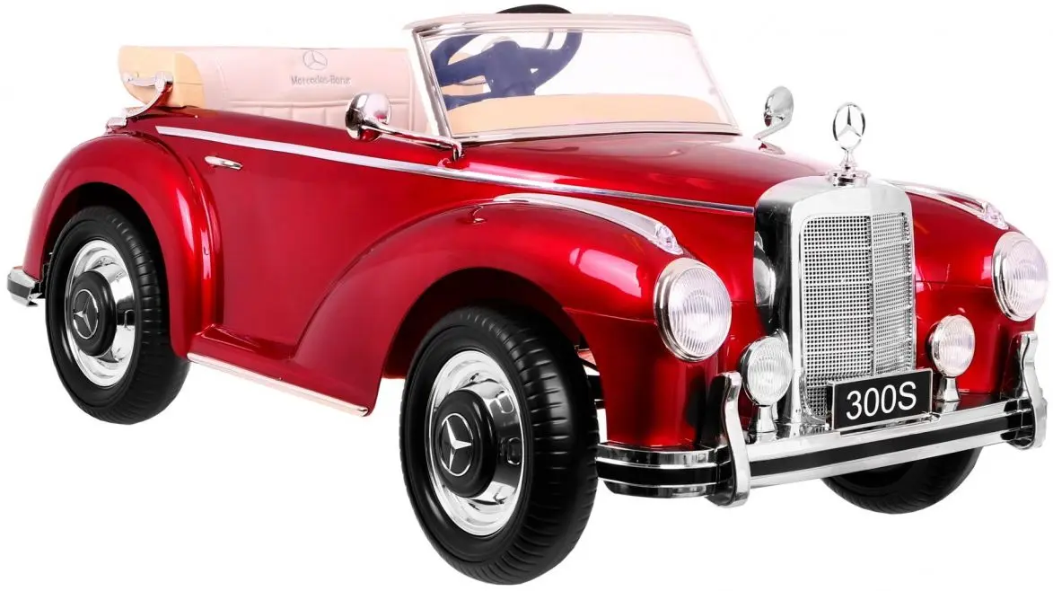 Masinuta electrică Ramiz Mercedes Benz 300S Retro (Red Lacquer)