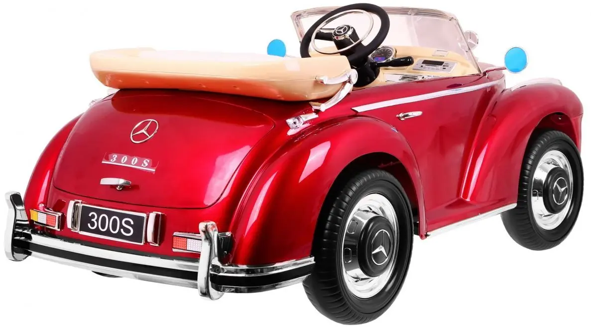 Masinuta electrică Ramiz Mercedes Benz 300S Retro (Red Lacquer)