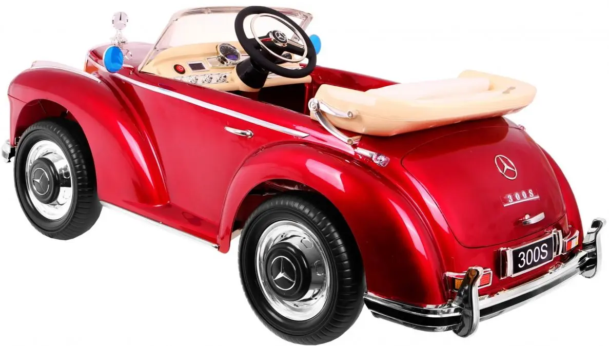 Masinuta electrică Ramiz Mercedes Benz 300S Retro (Red Lacquer)