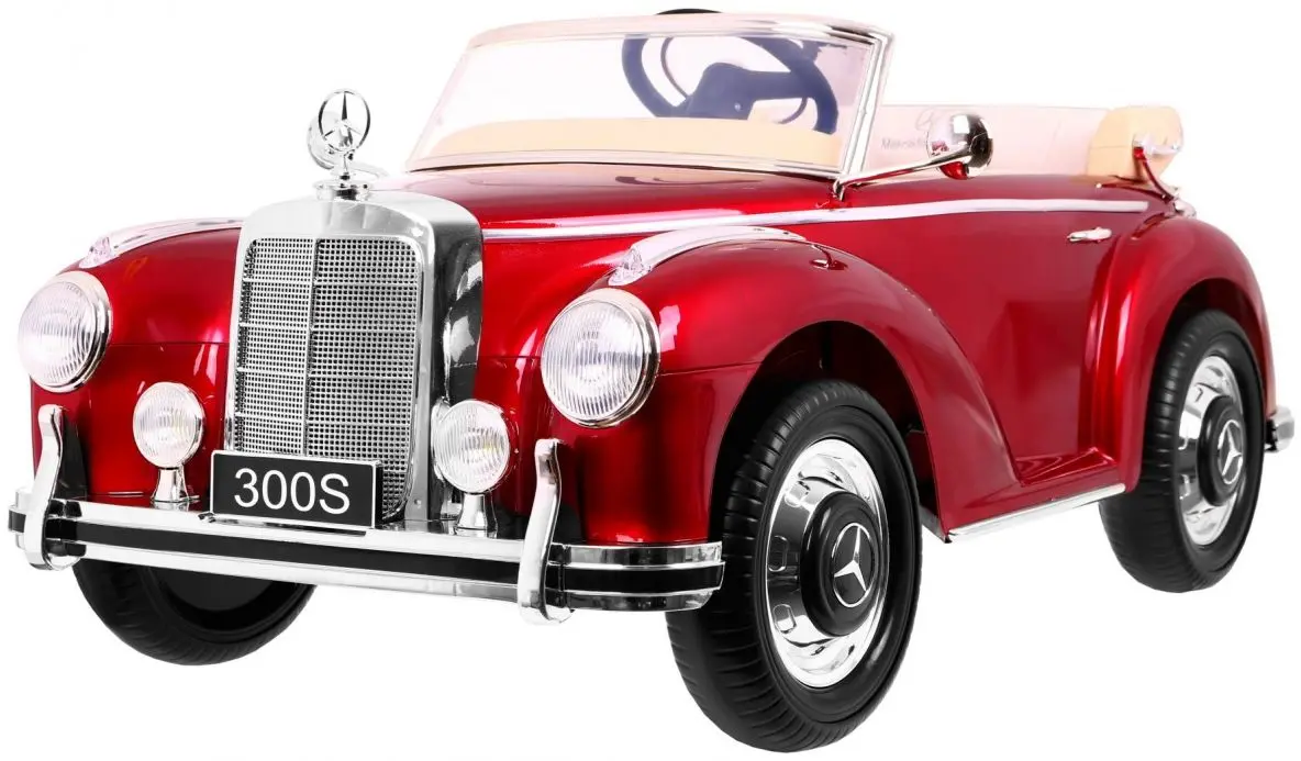 Masinuta electrică Ramiz Mercedes Benz 300S Retro (Red Lacquer)