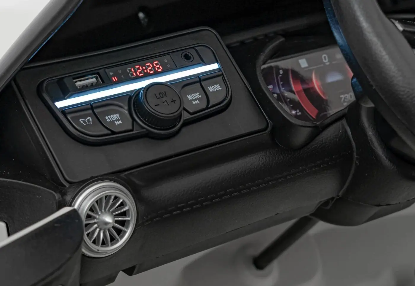 Masinuta electrica Ramiz Mercedes Benz AMG SL63 (White) - 11