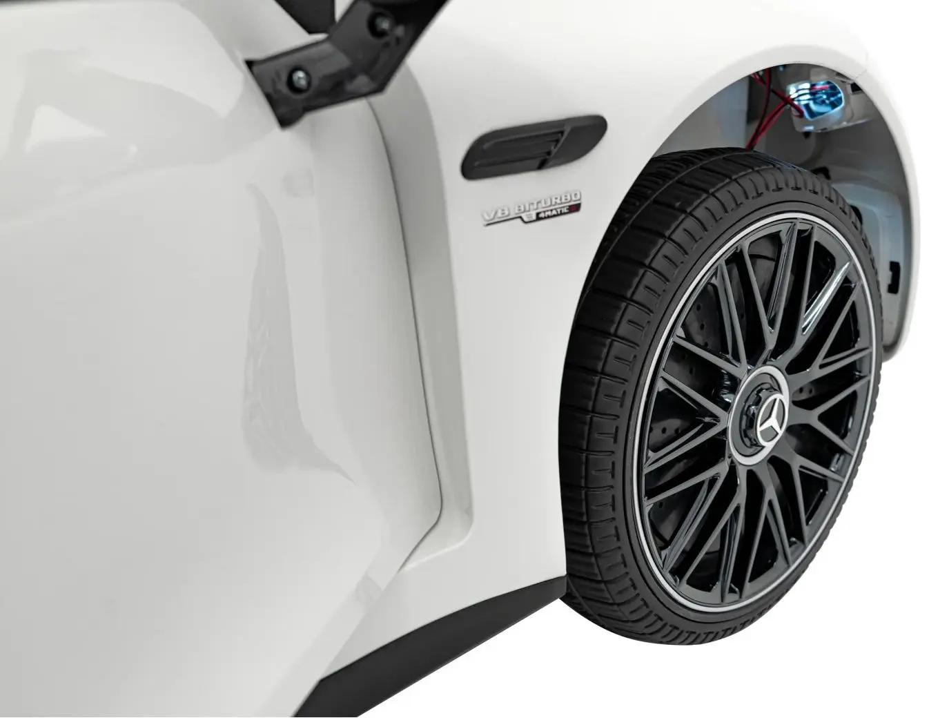 Masinuta electrica Ramiz Mercedes Benz AMG SL63 (White) - 7