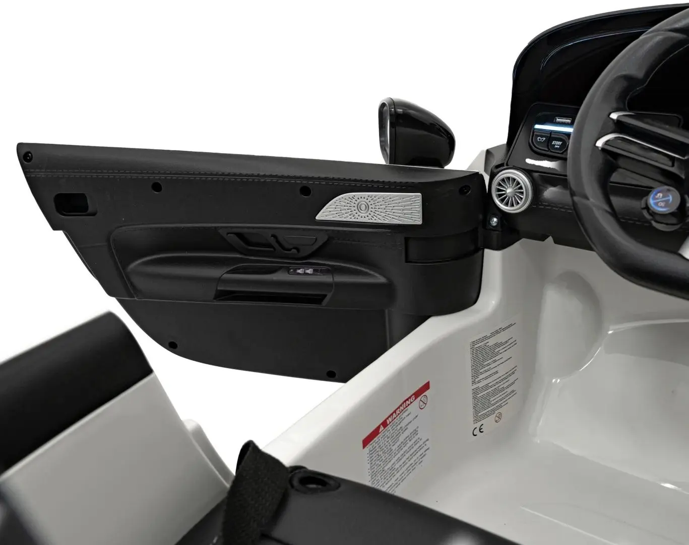 Masinuta electrica Ramiz Mercedes Benz AMG SL63 (White) - 9