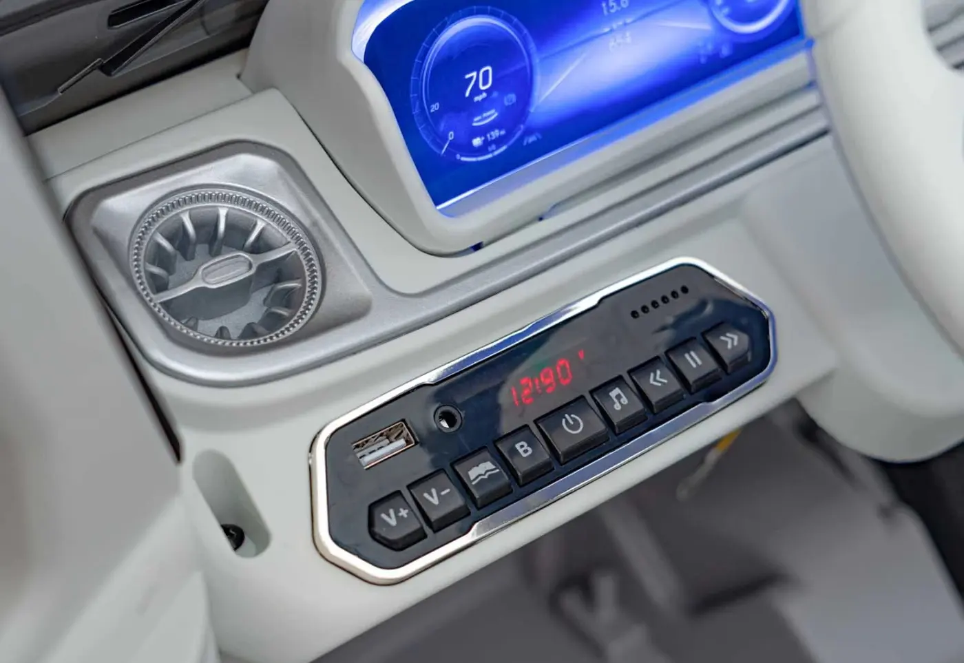 Электромобиль Ramiz Mercedes Benz EQG (Silver) - 9