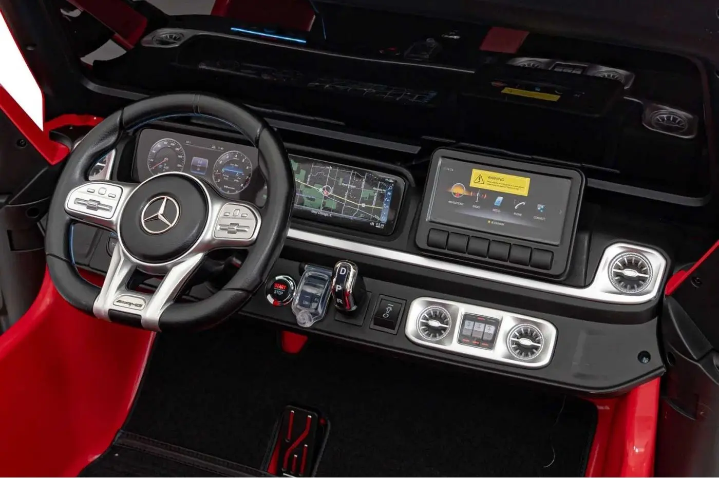 Masinuta electrica Ramiz Mercedes Benz G63 AMG XXL (Red) - 4