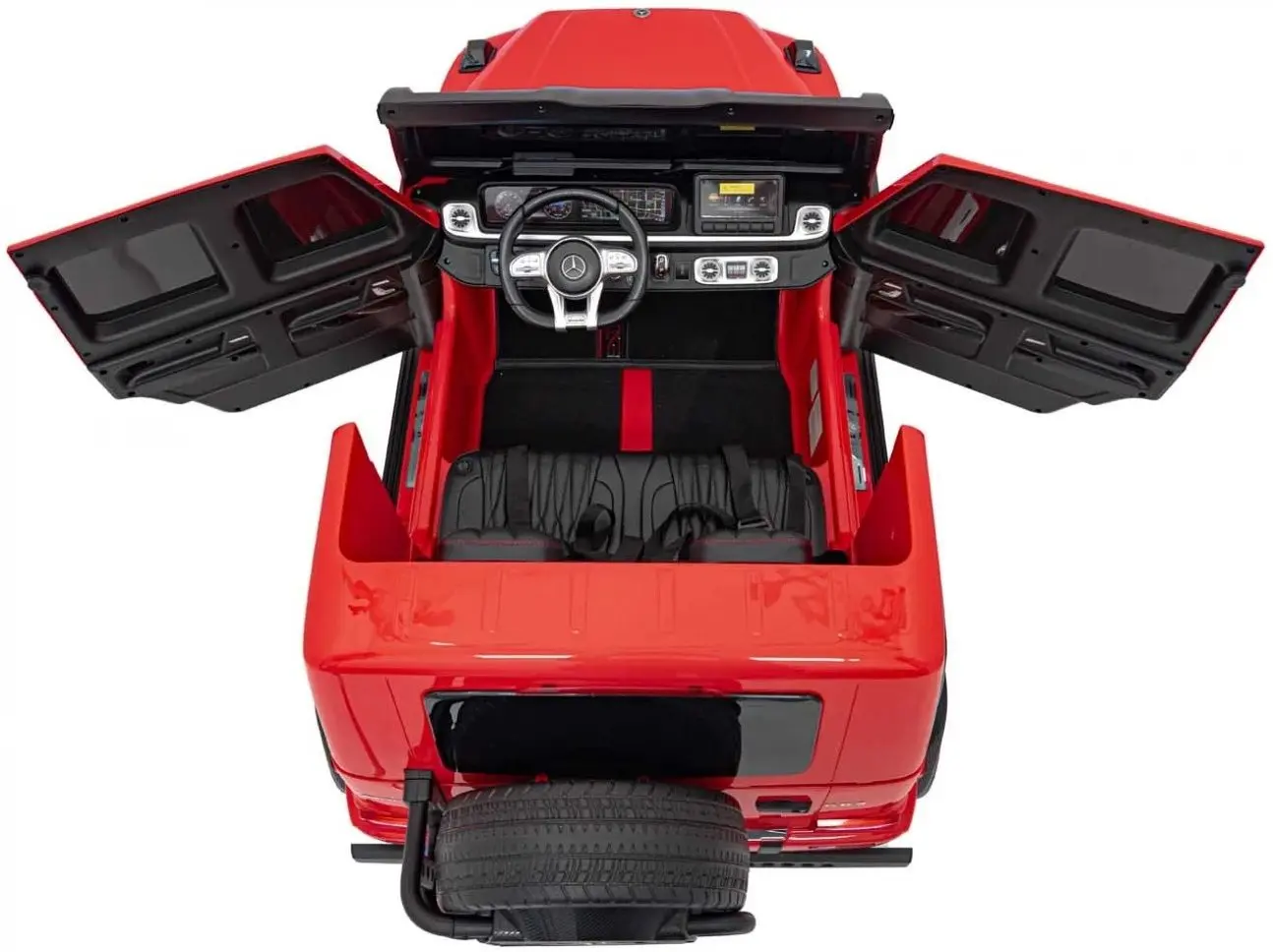 Masinuta electrica Ramiz Mercedes Benz G63 AMG XXL (Red) - 22