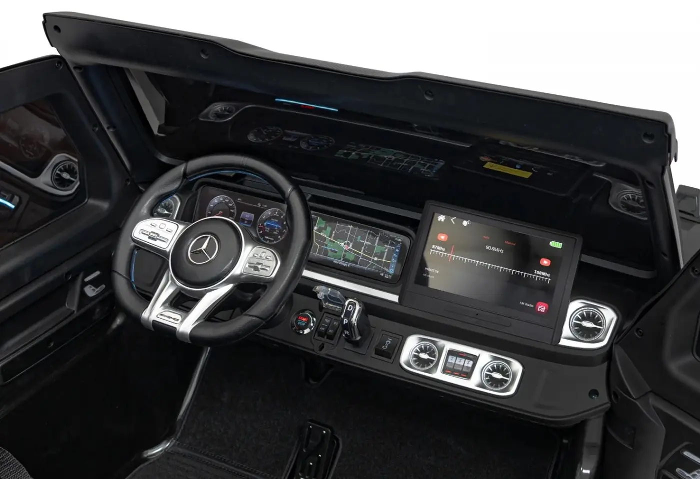 Masinuta electrica Ramiz Mercedes Benz G63 AMG XXL Strong MP4 (Black)