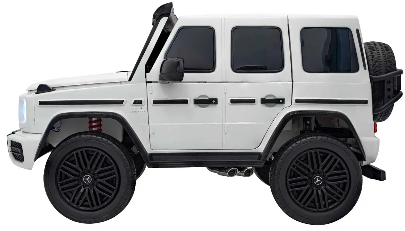 Masinuta electrica Ramiz Mercedes Benz G63 AMG XXL Strong MP4 (White)