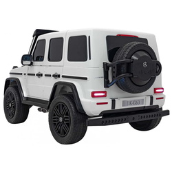 Masinuta electrica Ramiz Mercedes Benz G63 AMG XXL Strong MP4 (White) Thumb