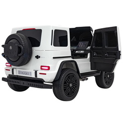 Masinuta electrica Ramiz Mercedes Benz G63 AMG XXL Strong MP4 (White) Thumb