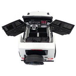 Masinuta electrica Ramiz Mercedes Benz G63 AMG XXL Strong MP4 (White) Thumb