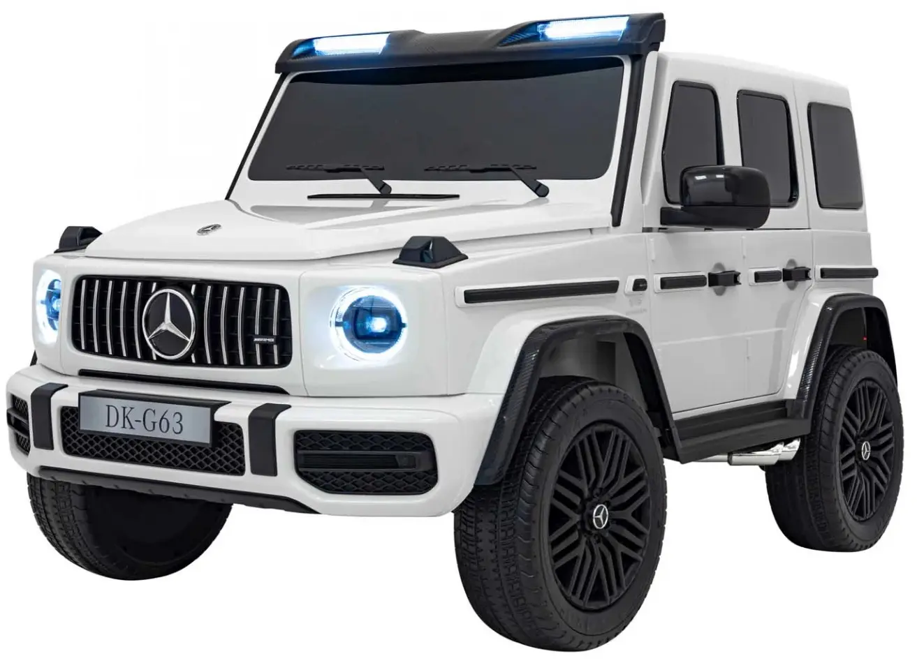 Masinuta electrica Ramiz Mercedes Benz G63 AMG XXL Strong MP4 (White)