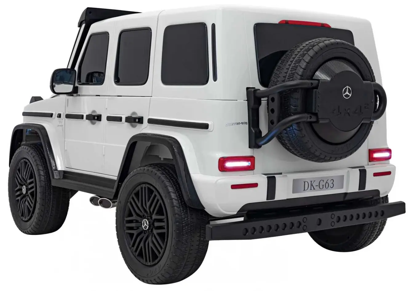 Masinuta electrica Ramiz Mercedes Benz G63 AMG XXL Strong (White)