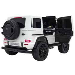 Masinuta electrica Ramiz Mercedes Benz G63 AMG XXL Strong (White) Thumb