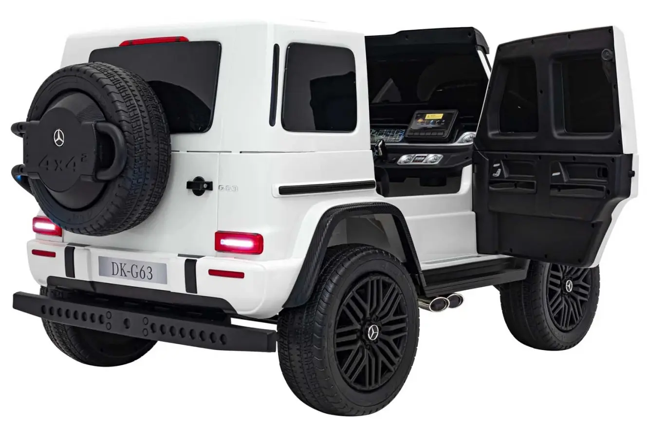 Masinuta electrica Ramiz Mercedes Benz G63 AMG XXL Strong (White)