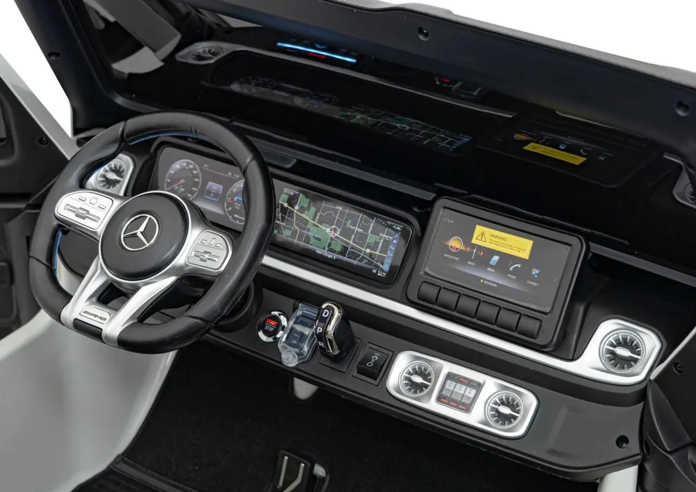 Masinuta electrica Ramiz Mercedes Benz G63 AMG XXL Strong (White)