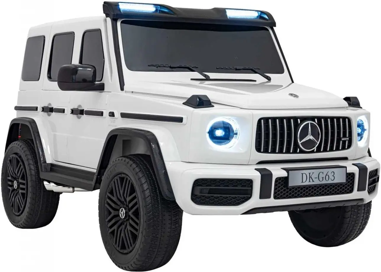 Masinuta electrica Ramiz Mercedes Benz G63 AMG XXL (White) - 12