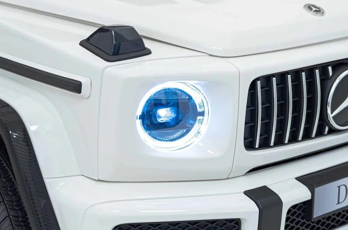 Masinuta electrica Ramiz Mercedes Benz G63 AMG XXL (White) - 13