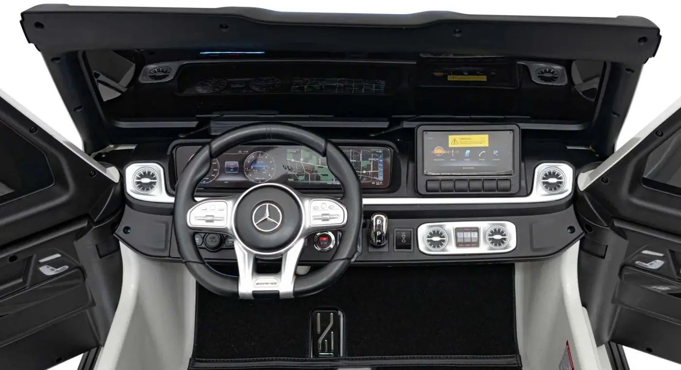 Masinuta electrica Ramiz Mercedes Benz G63 AMG XXL (White) - 8