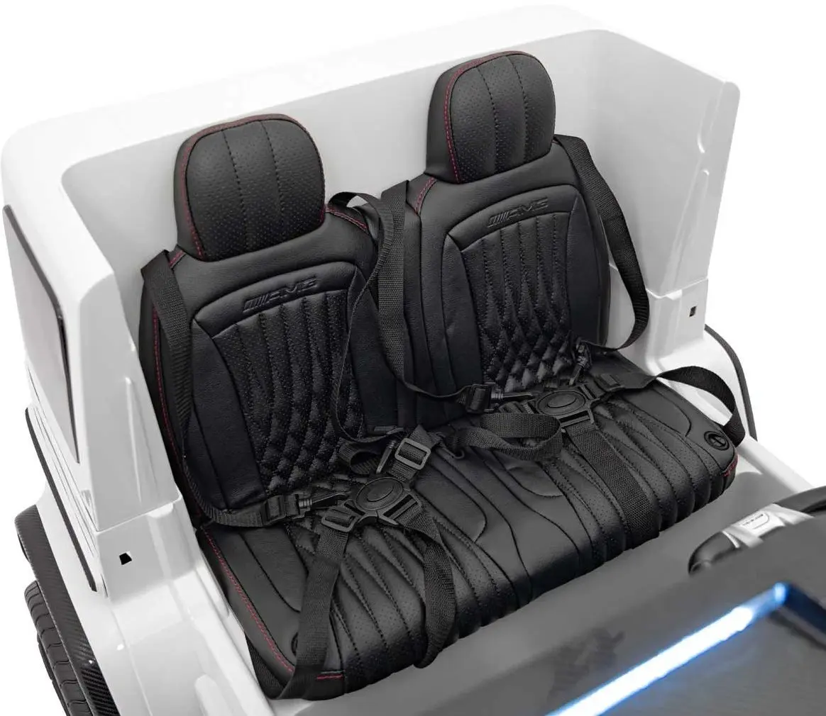 Masinuta electrica Ramiz Mercedes Benz G63 AMG XXL (White) - 6