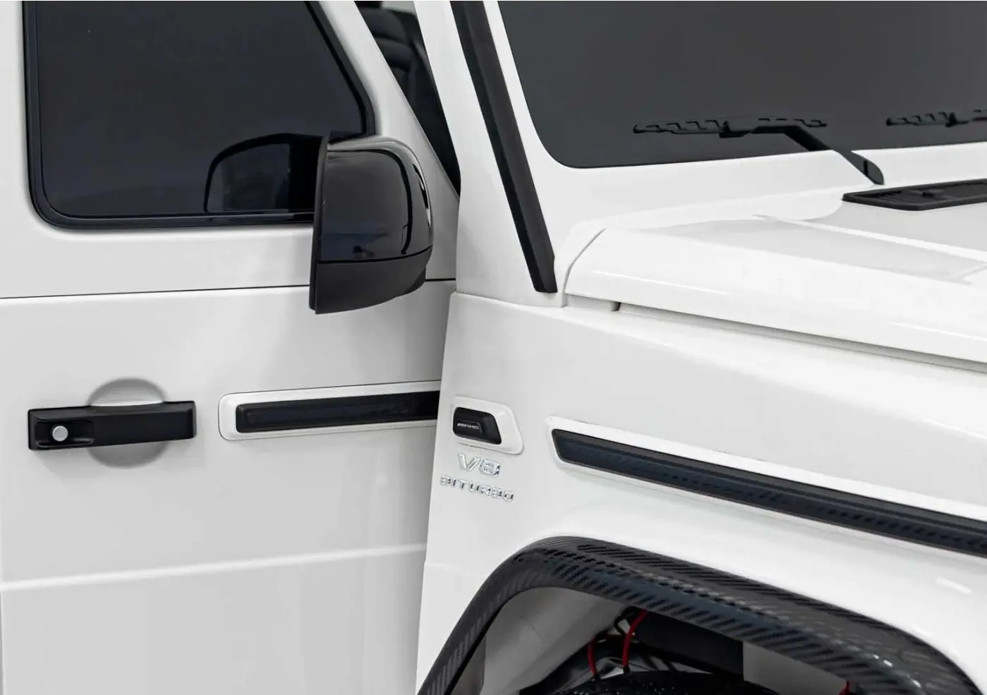 Masinuta electrica Ramiz Mercedes Benz G63 AMG XXL (White) - 4