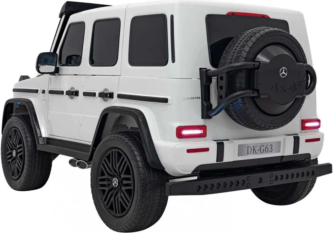 Masinuta electrica Ramiz Mercedes Benz G63 AMG XXL (White) - 18