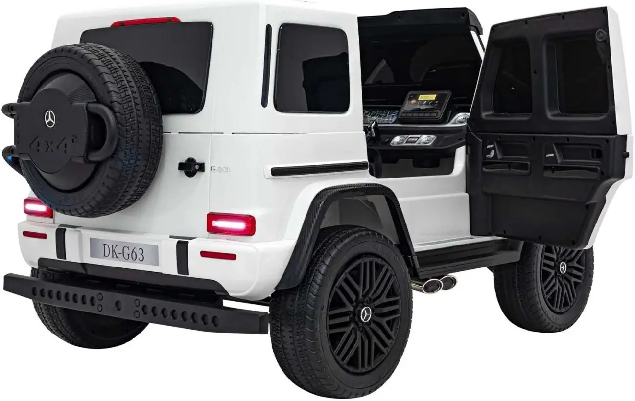 Masinuta electrica Ramiz Mercedes Benz G63 AMG XXL (White) - 17