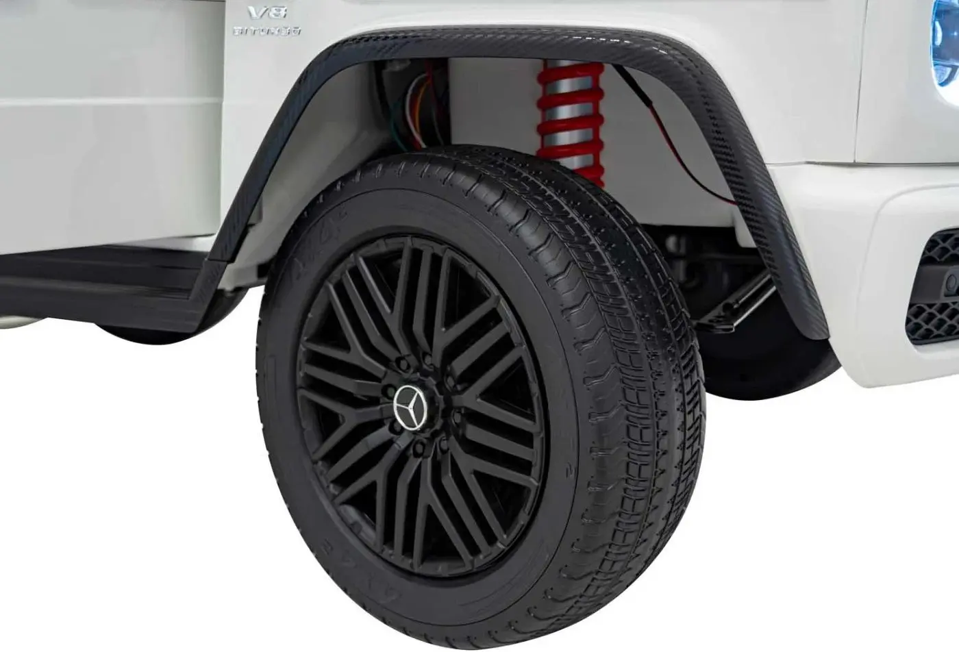 Masinuta electrica Ramiz Mercedes Benz G63 AMG XXL (White) - 15