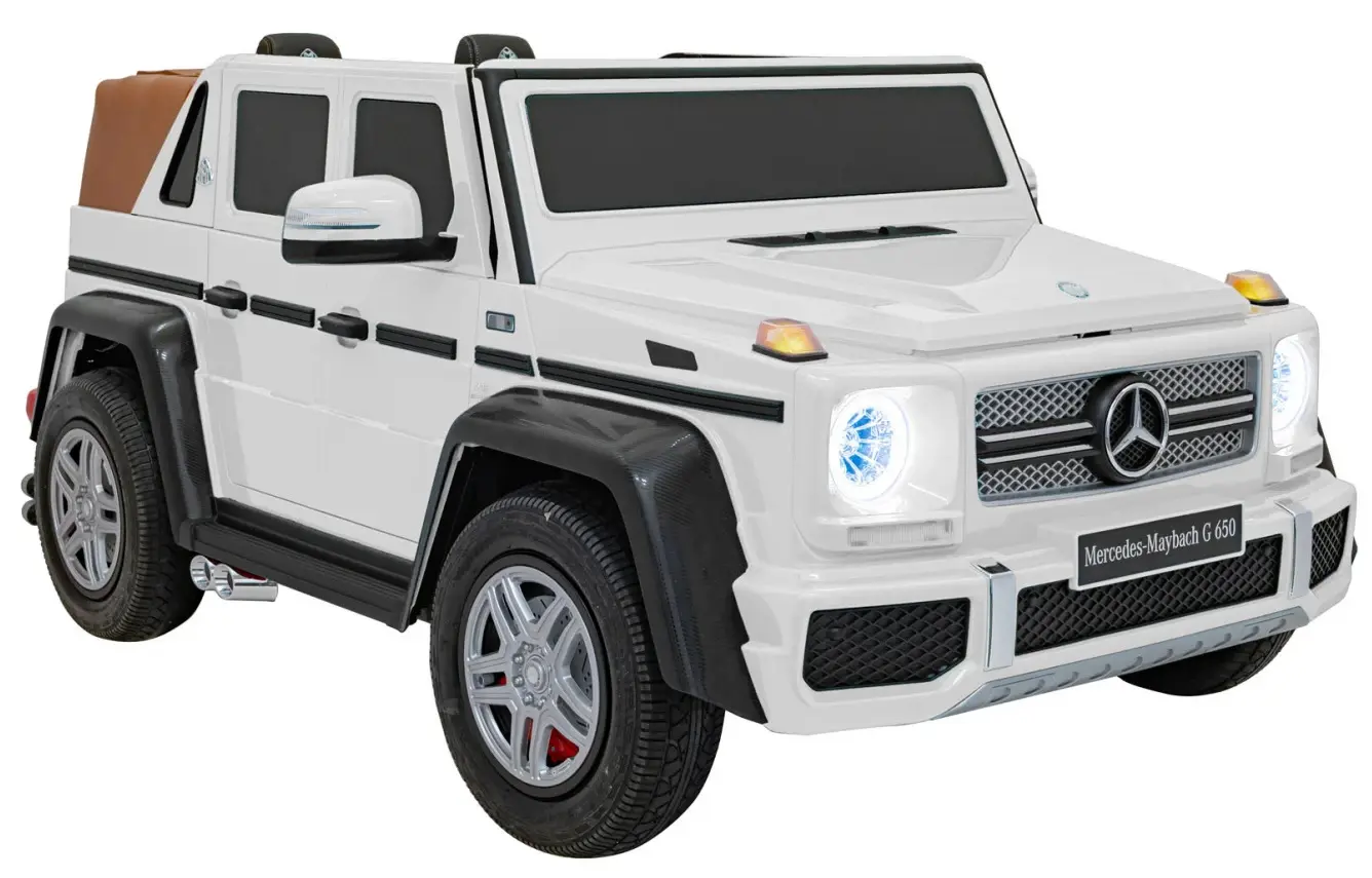 Masinuta electrica Ramiz Mercedes Benz Maybach G650 Strong (White)