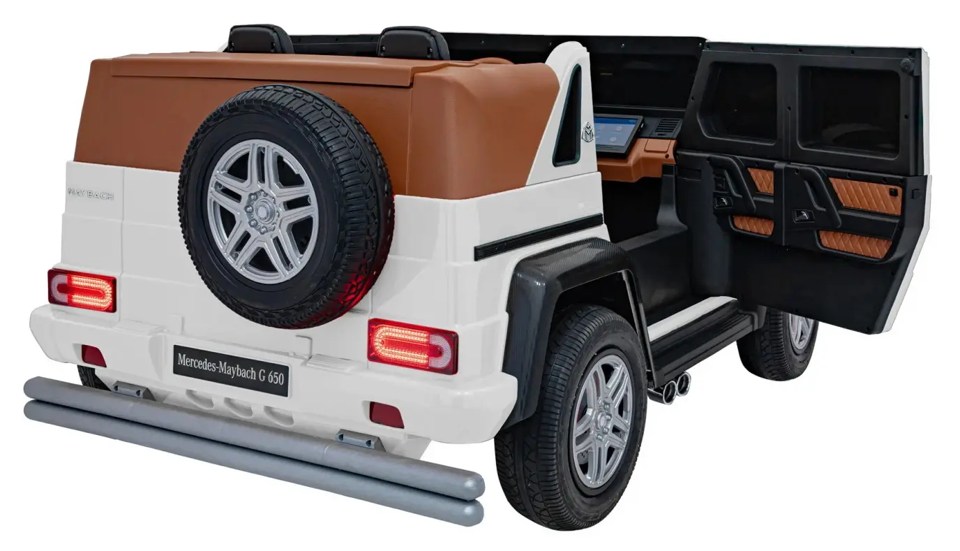 Masinuta electrica Ramiz Mercedes Benz Maybach G650 Strong (White)