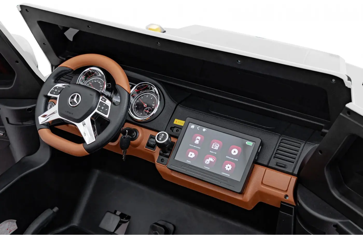 Masinuta electrica Ramiz Mercedes Benz Maybach G650 Strong (White)