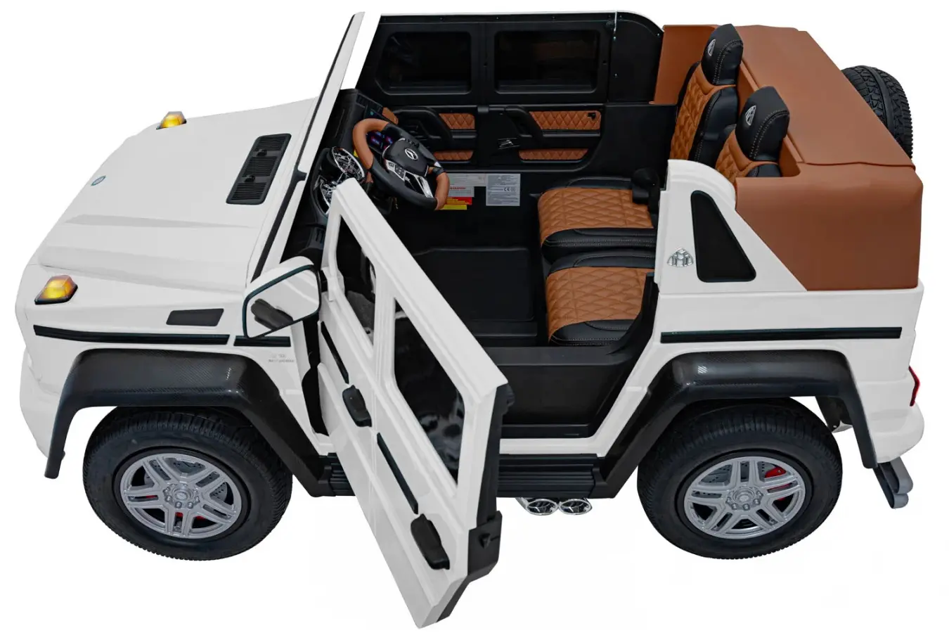 Masinuta electrica Ramiz Mercedes Benz Maybach G650 (White)