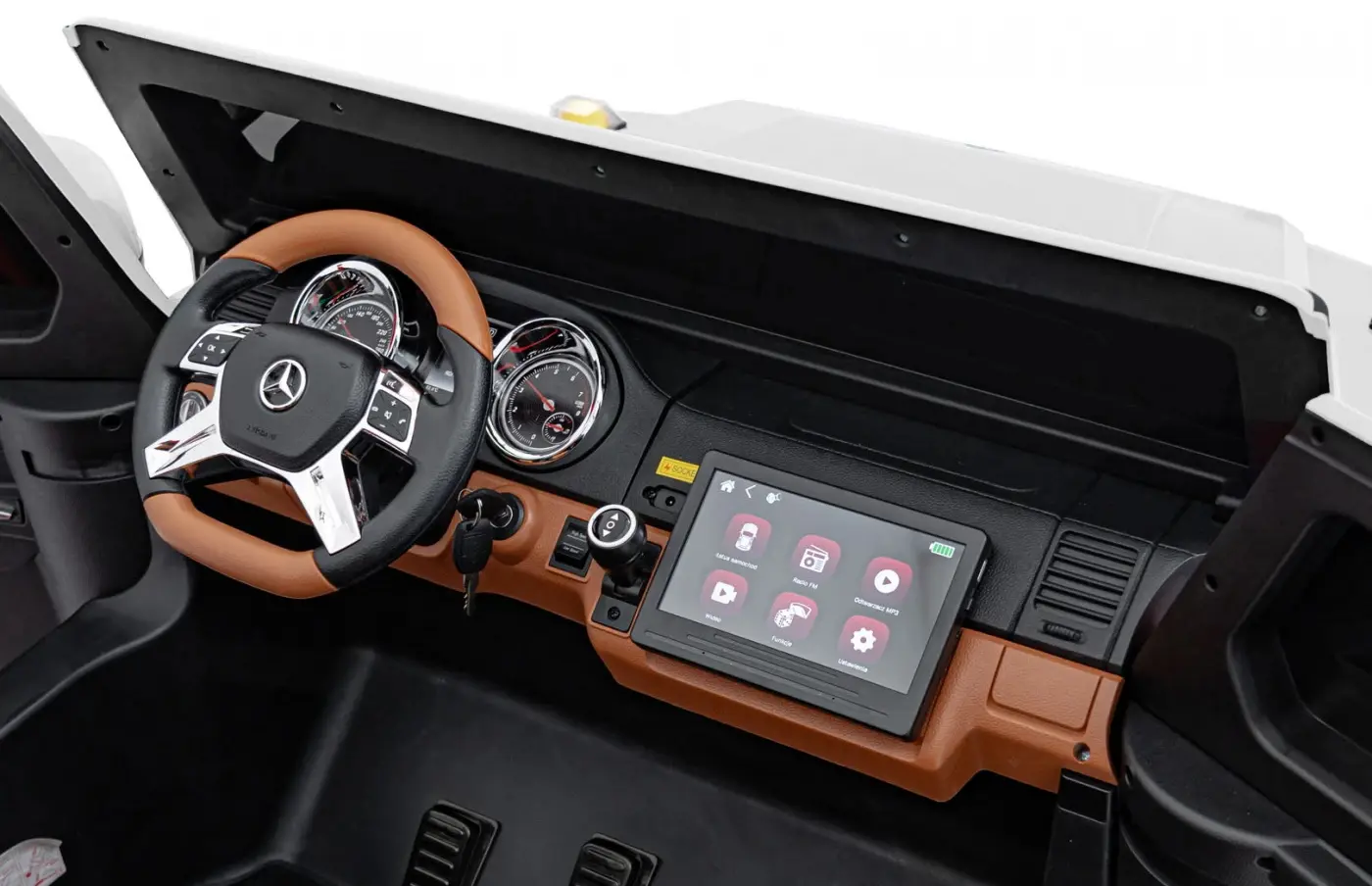 Masinuta electrica Ramiz Mercedes Benz Maybach G650 (White)